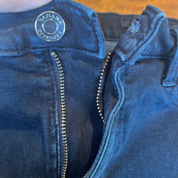 Banana Republic Premium Denim Black - Size 28 - Picture 7 of 7